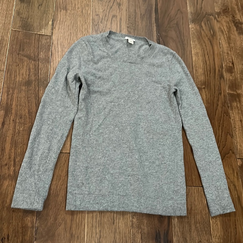 Jcrew factory Heather dove Gray sweater xxs